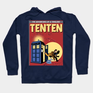 TENTEN THE ADVENTURES OF A TIMELORD VINTAGE COMIC COVER Hoodie